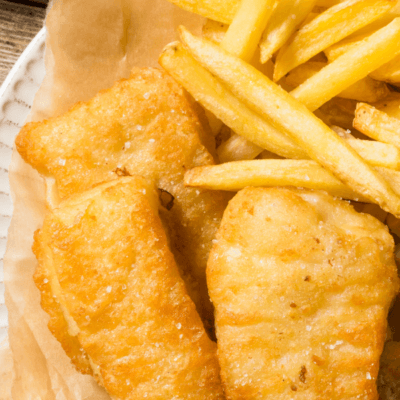 Fish and chips 640 g / 400 g / 80 g